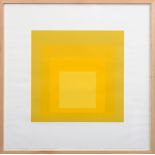 Albers, Josef (1888-1976) "Gelbe Quadrate" (Homm | Albers, Josef (1888-1976) "Yellow Squares" (Homa