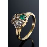 GG 750 Verlobungs- oder Treuering mit Diamanten | GG 750 engagement or fidelity ring with diamonds