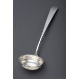 Schlichte Hamburger Suppenkelle, MZ: M.W. Brandt | Plain Hamburg soup ladle, MM: M.W. Brandt, year