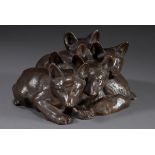 Zügel, Willi (1876-1950), "Fünf junge Füchse", B | Zügel, Willi (1876-1950), "Five young foxes", br