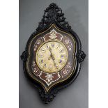 Große Wanduhr im Boulle Stil mit emaillierten Zi | Large Boulle style wall clock with enamelled num