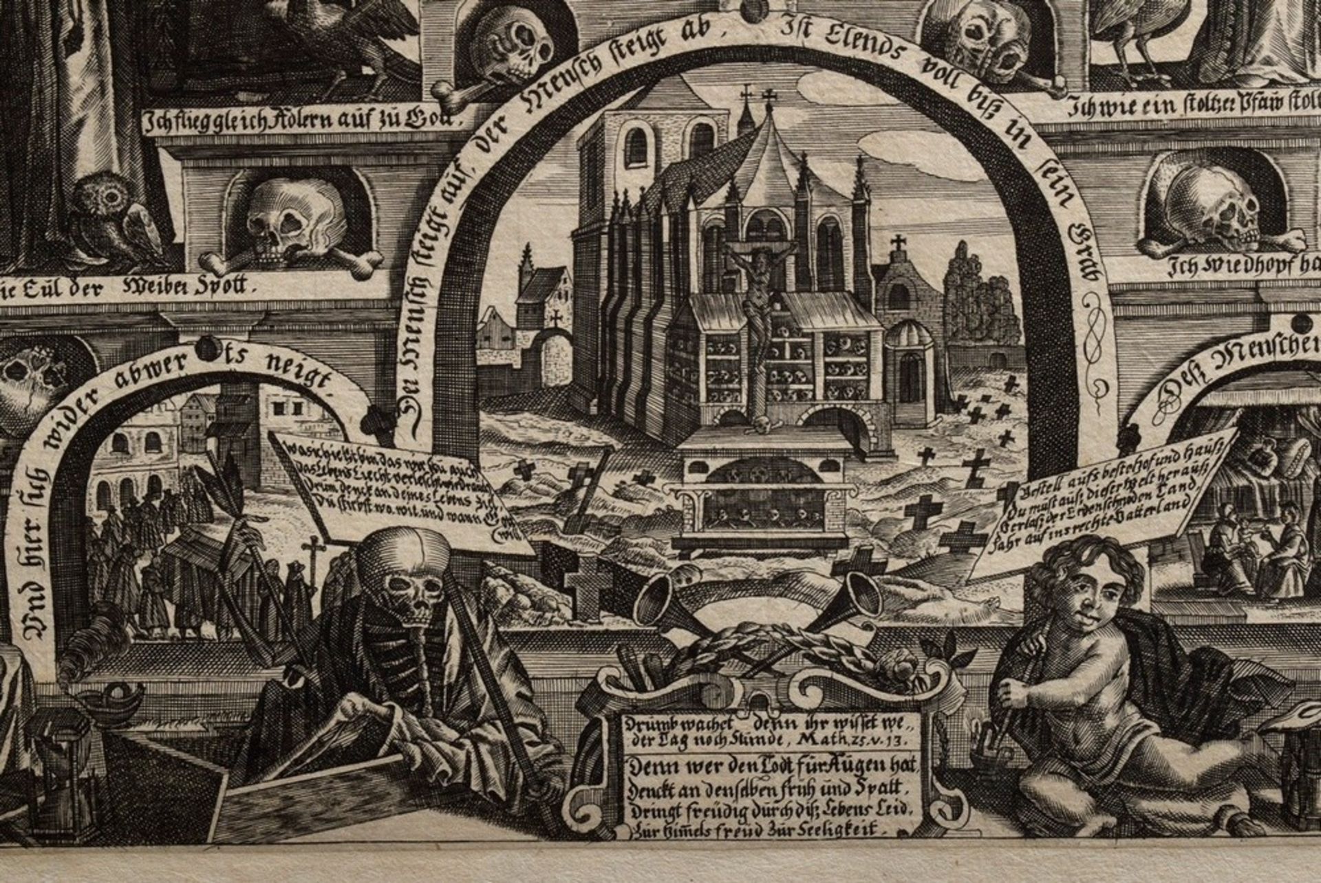 Gerhard Altzenbach Nachfolge (1590-1672) „Auff und Niedergang des weiblichen Alters“, Kupferstich,  - Bild 5 aus 7