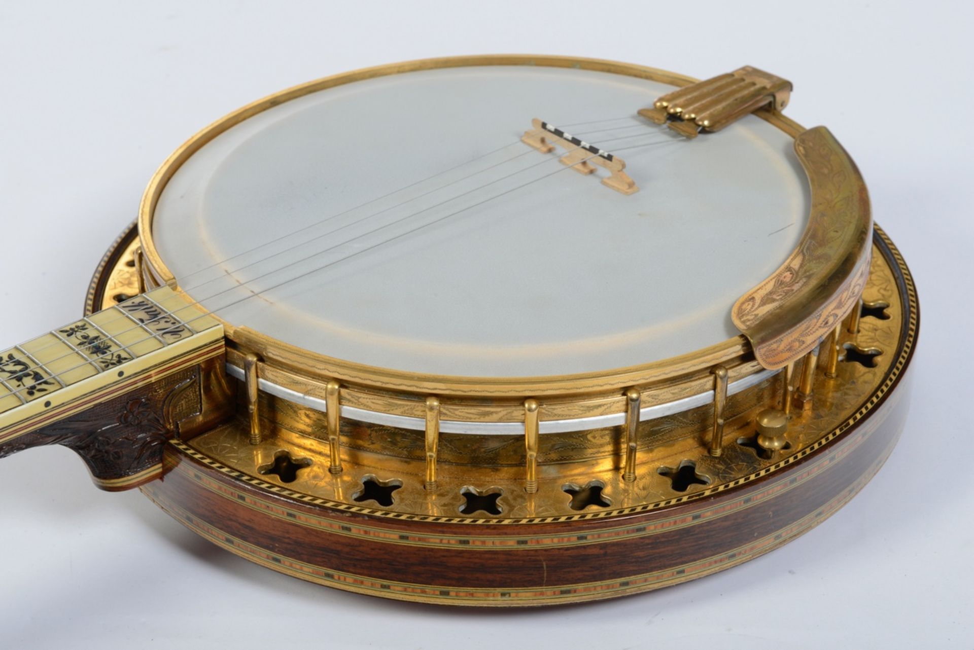 Tenor Banjo, Epiphone Banjo Company, House of Strathopoulo Inc. New York, model Recording Art Conce - Image 12 of 24