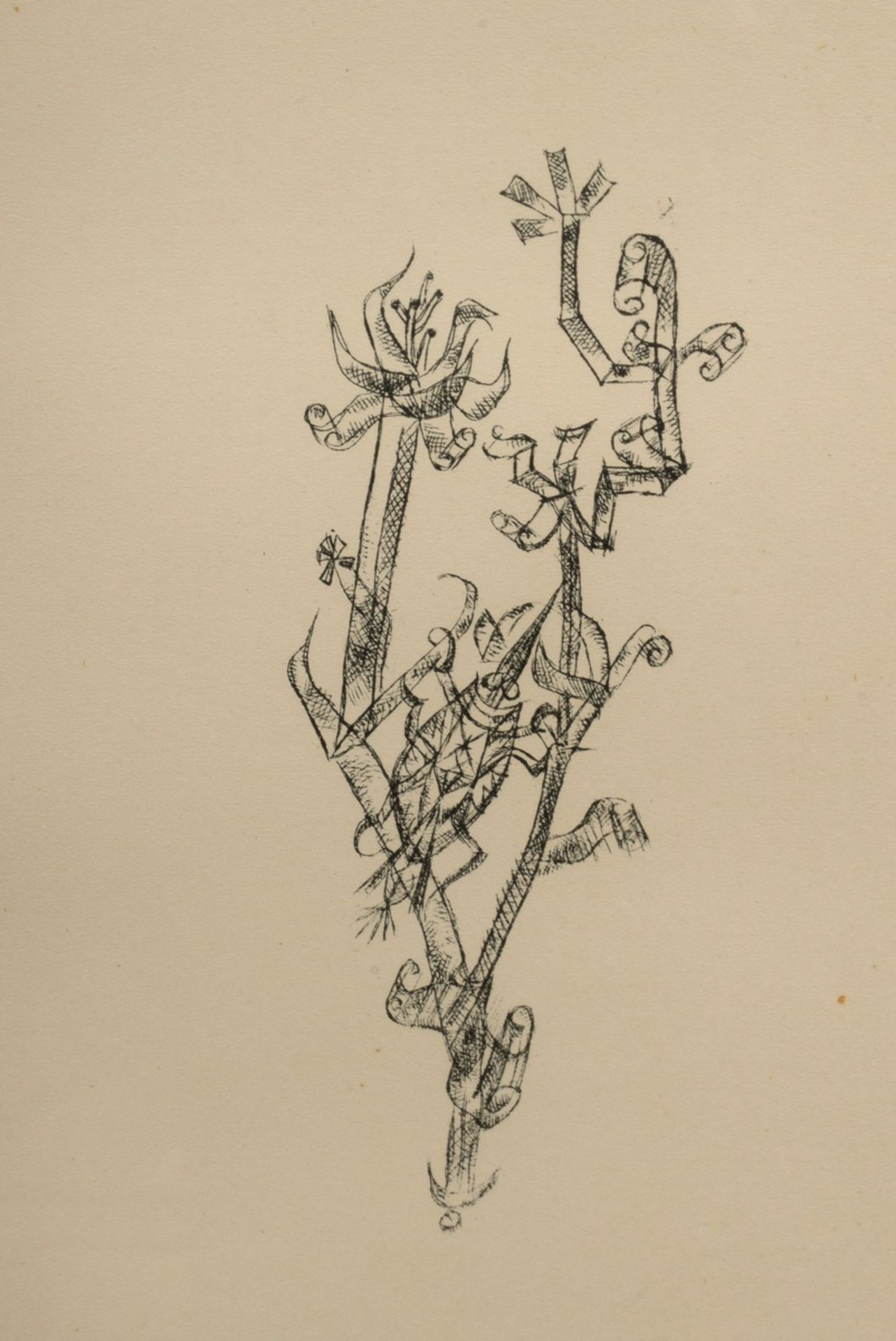 2 Klee, Paul (1879-1940) "Auslöschendes Licht" 1919 und "Die Riesenblattlaus", Lithographien, 1x u. - Bild 4 aus 4