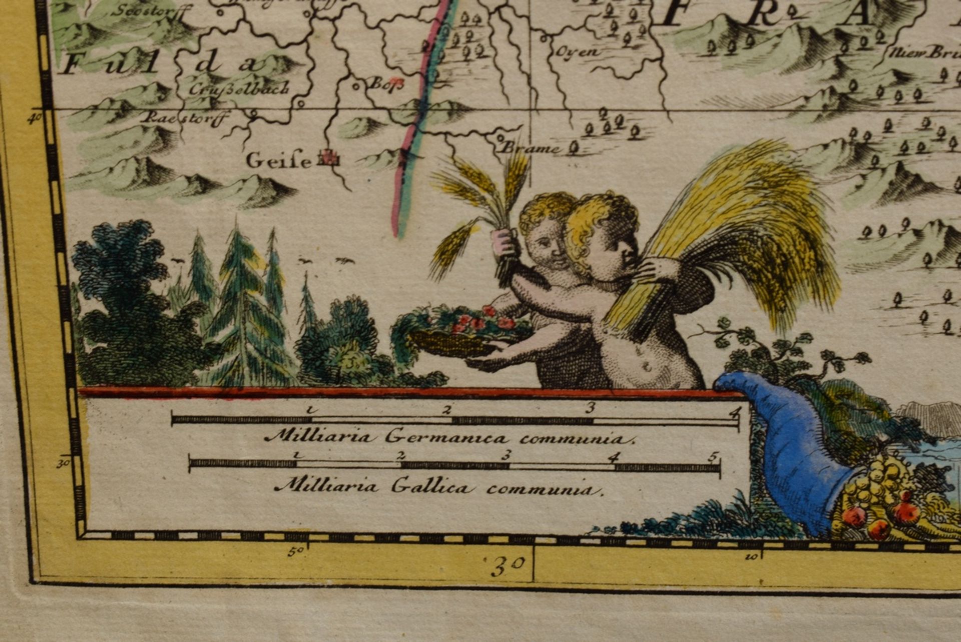 2 Diverse Deutsche Karten: Homann, Johann Baptist (1664-1724) „Nova Territorii Erfordiensis...“, um - Bild 7 aus 11