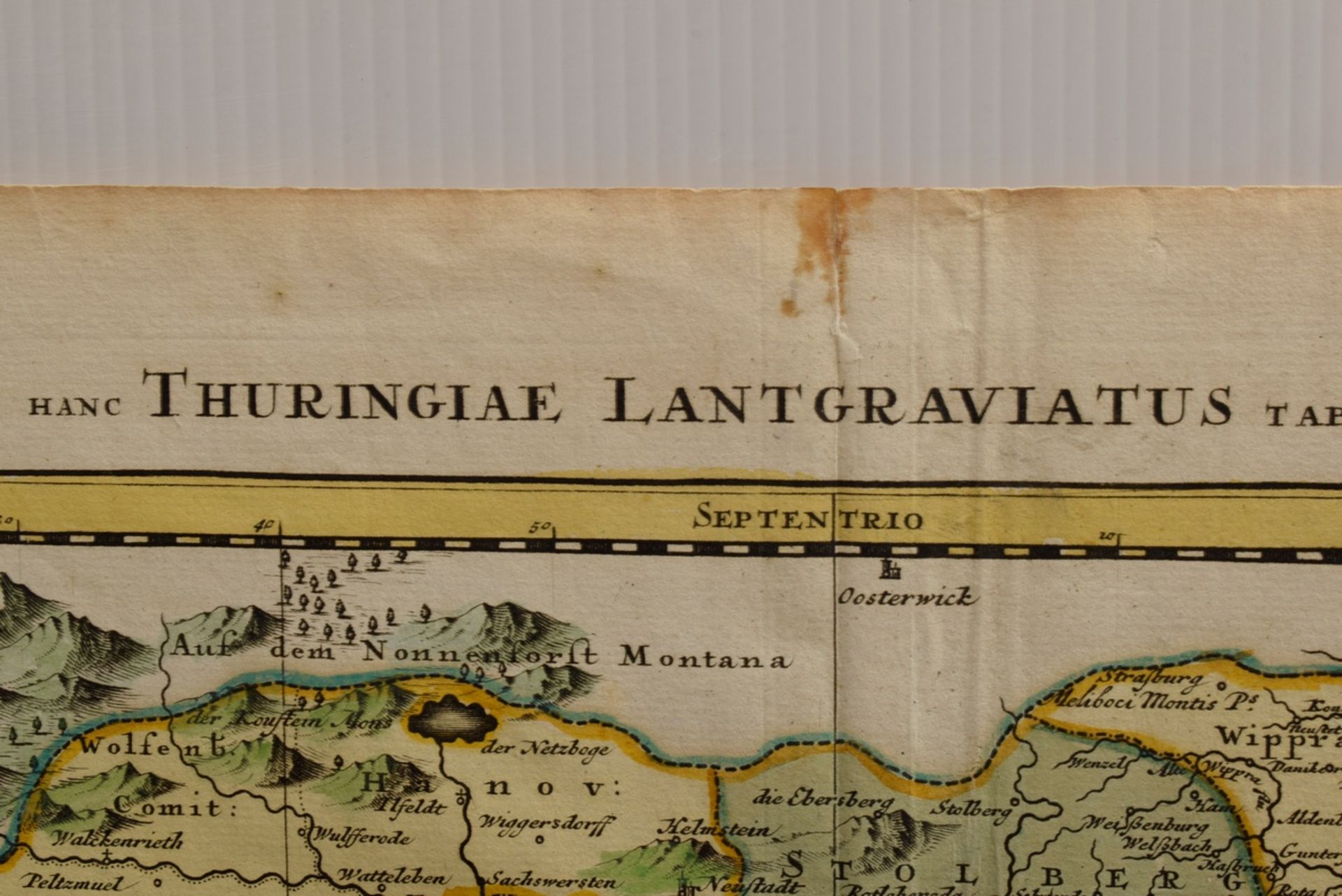 2 Diverse Deutsche Karten: Homann, Johann Baptist (1664-1724) „Nova Territorii Erfordiensis...“, um - Bild 5 aus 11