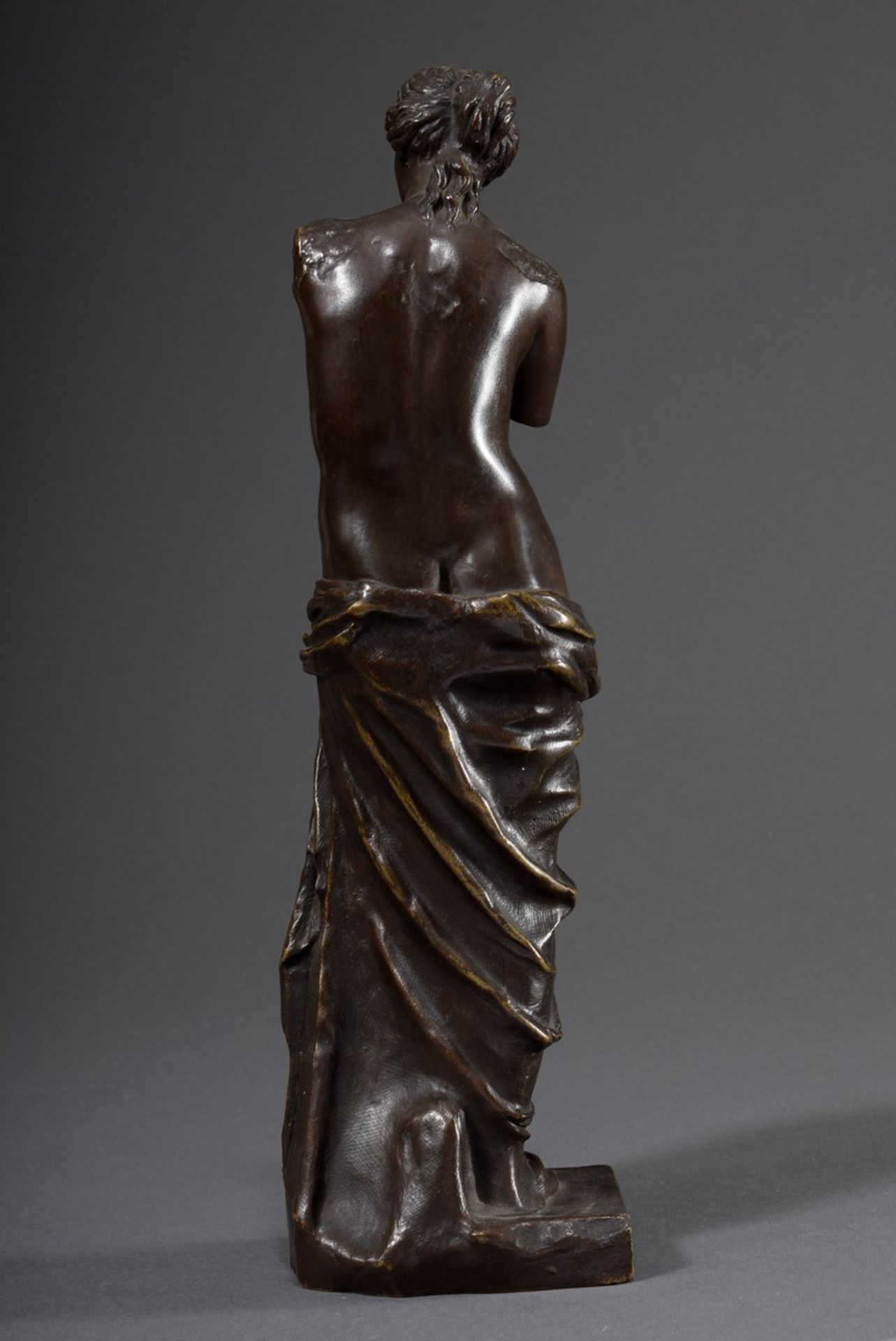 Bronze "Venus von Milo" nach antikem Vorbild, patiniert, seitl. bez. "Susse Fres"., Ende 19.Jh., H. - Bild 3 aus 9