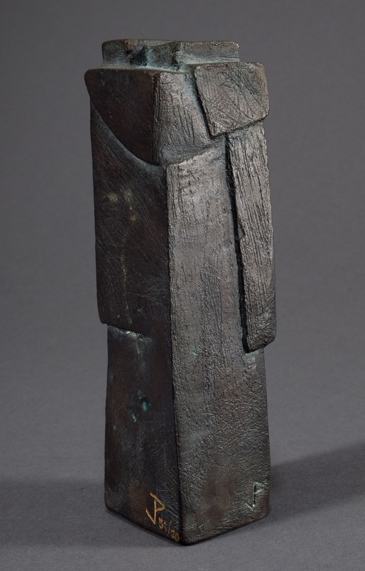 Plickat, Jörg (*1954) "Umarmung" aus der Serie "Umarmungen" 1992-2002, Bronze patiniert, 51/70, H. 