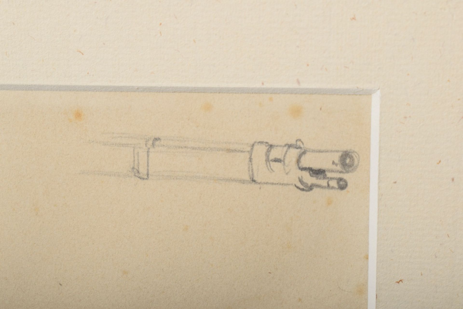 4 Chantal, Louis (1822-1899) "Napoleonische Soldaten (Zouaven)", Bleistift/Aquarell, weiß gehöht, j - Bild 3 aus 11