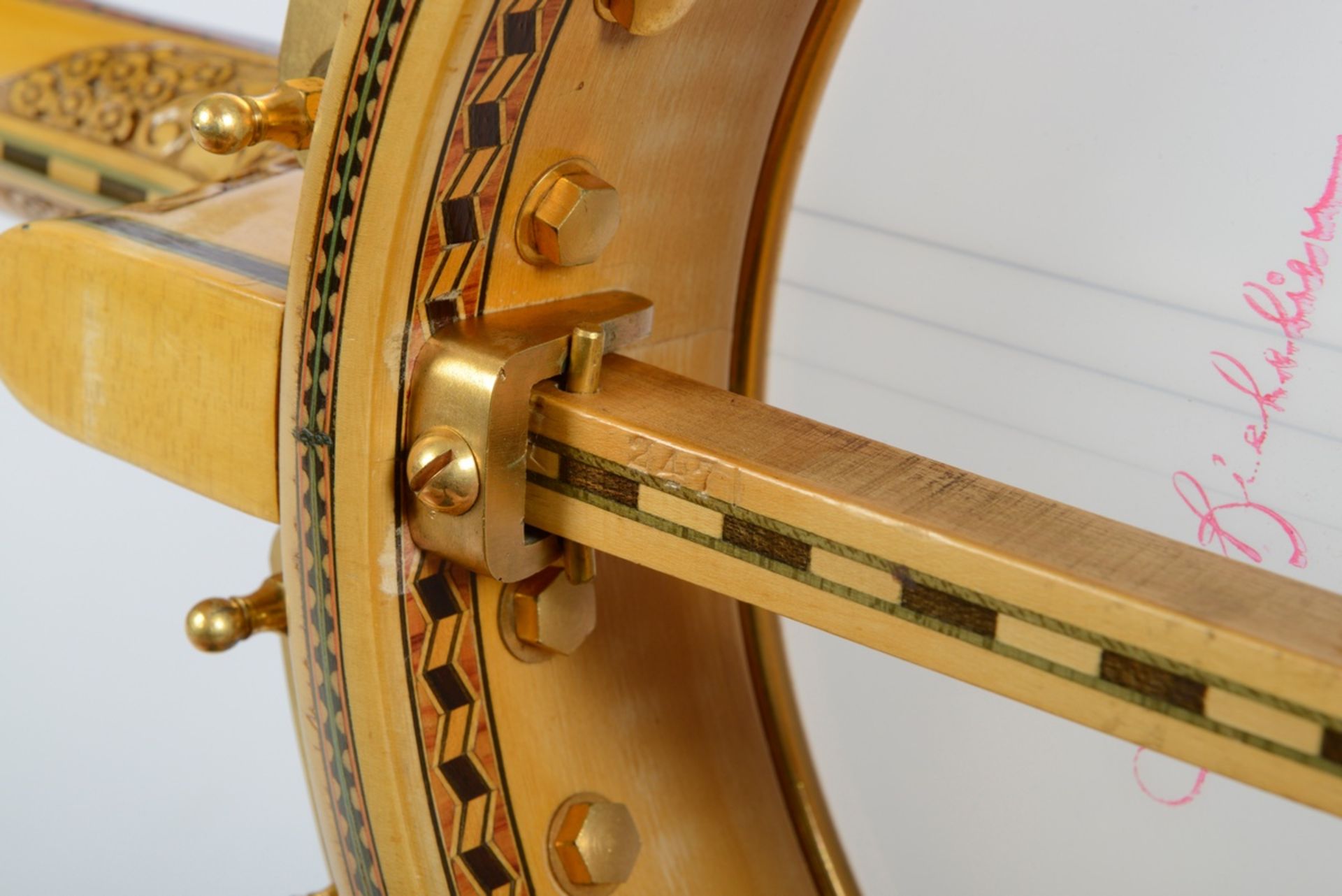 Tenor Banjo, Paramount / William L. Lange, New York, model style E, USA 1923, serial 2471, gold pla - Image 17 of 19