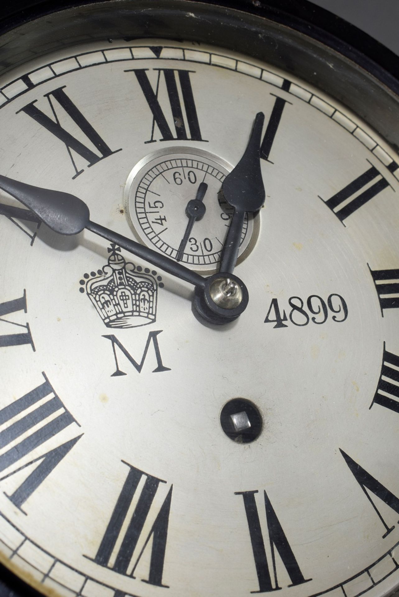 Marine Chronometer in Messinggehäuse (num. 2331756) mit Metall Zifferblatt und römischen Zahlen sow - Bild 2 aus 7
