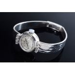 WG 585 Golona Damenarmbanduhr mit Achtkantdiamanten (zus. ca. 0.10ct/SI/TCR), Handaufzug, Stundenst