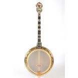 Tenor Banjo, Gretsch / Bacon, Modell Silver Bell No.6 Ne Plus Ultra