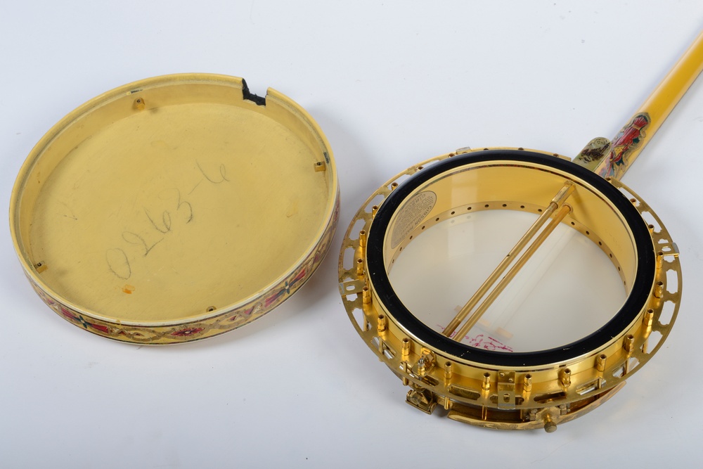 Tenor Banjo, Gibson Inc. Kalamazoo Michigan, model Florentine, USA 1935, serial number 0263-6, arch - Image 16 of 24