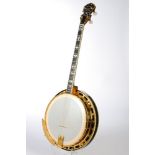 Tenor Banjo, Gibson Inc. Kalamazoo Michigan, Modell TB-6, USA 1928, Seriennummer 9232-11, vergoldet