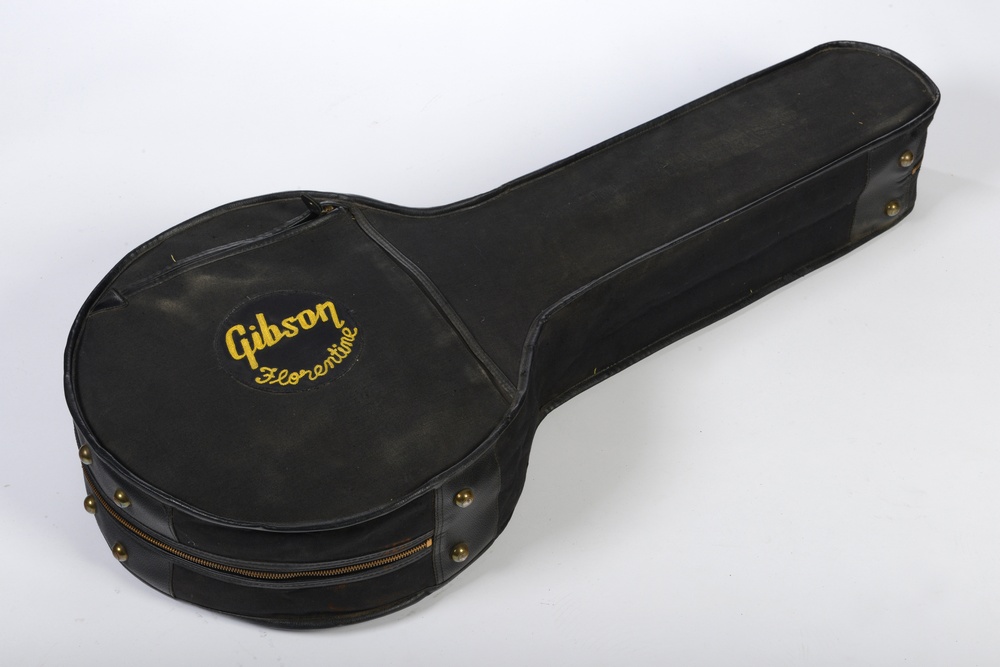 Tenor Banjo, Gibson Inc. Kalamazoo Michigan, model Florentine, USA 1935, serial number 0263-6, arch - Image 24 of 24