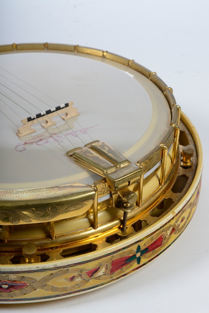 Tenor Banjo, Gibson Inc. Kalamazoo Michigan, model Florentine, USA 1935, serial number 0263-6, arch - Image 15 of 24