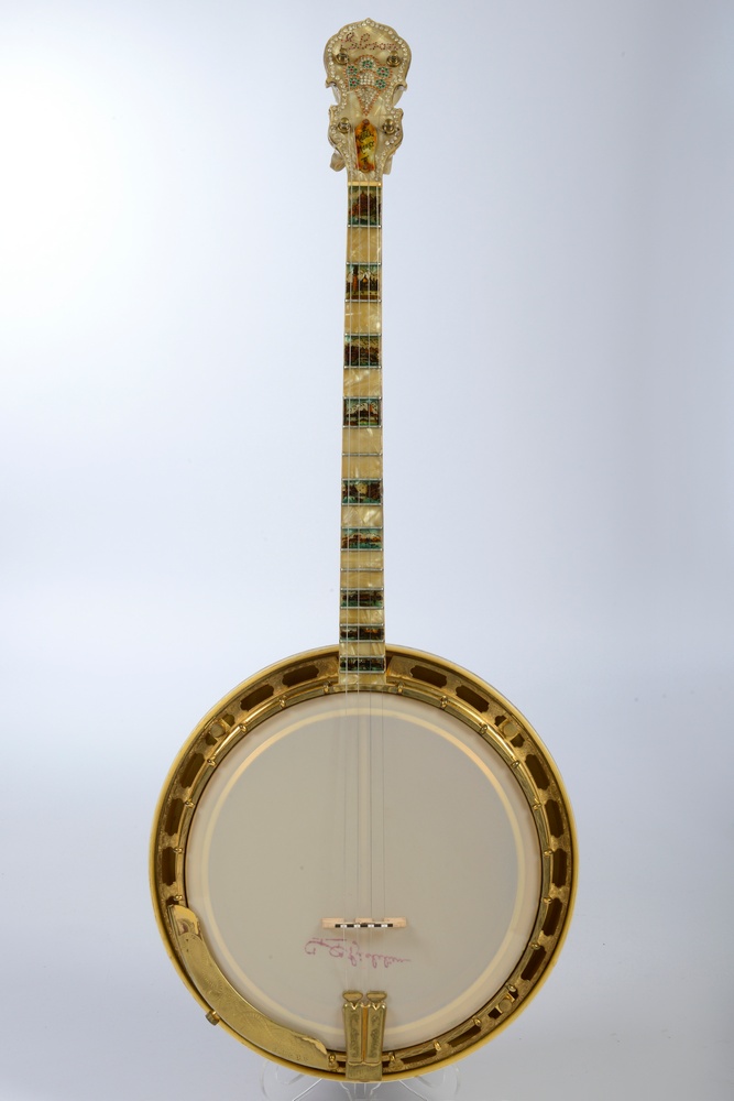 Tenor Banjo, Gibson Inc. Kalamazoo Michigan, model Florentine, USA 1935, serial number 0263-6, arch - Image 2 of 24