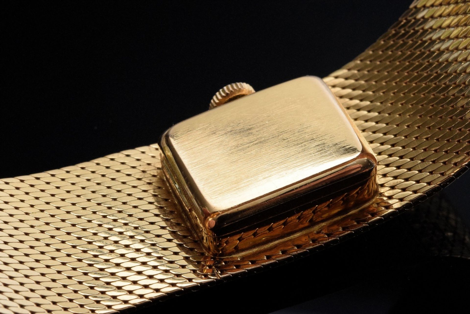 RG 585 Cyma Armbanduhr, Handaufzug, um 1960, 50,3g, L. 17,2cm, gangbar (keine Garantie auf Werk und - Bild 4 aus 4