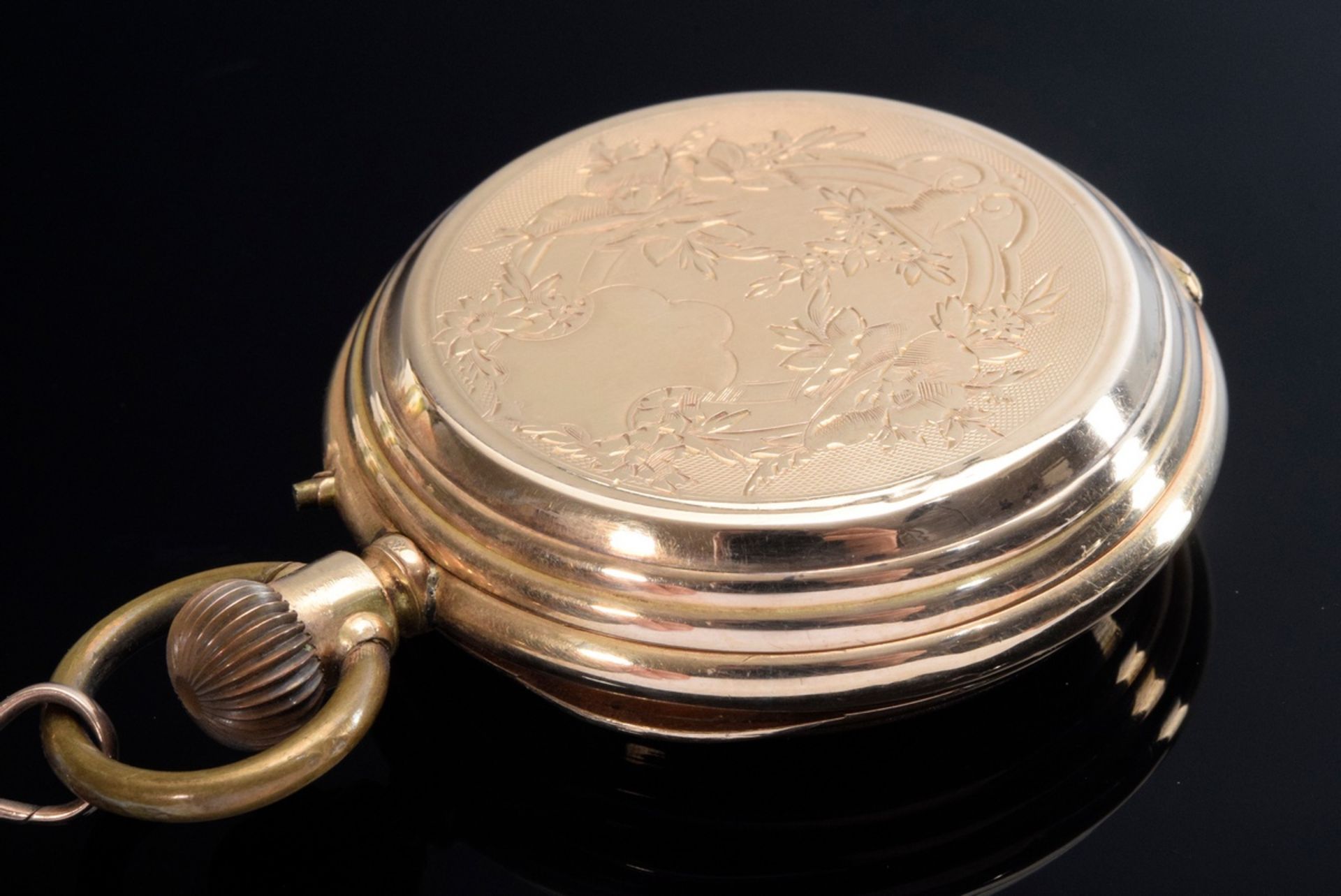 Pocket watch, triple cover RG 585, Monard Geneve, Rementoir, lever movement, 15 synth. ruby jewels, - Image 3 of 7