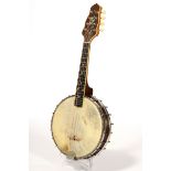 Trap-Door Mandolinen Banjo, Gibson Inc., Kalamazoo Michigan, USA ca. 1923, Seriennummer 11168A-36,