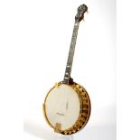 Tenor Banjo, The Vega Co., Boston Massachusetts, Modell Vegaphone Soloist, USA 1925, Seriennummer 8