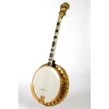 Tenor Banjo, Epiphone Banjo Company, House of Strathopoulo Inc. New York, Modell Recording Art Delu