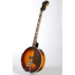 Elektrisches Tenor Banjo, Gibson Inc., Kalamazoo Michigan, Modell ETB 150, USA 1930-1940, Seriennum