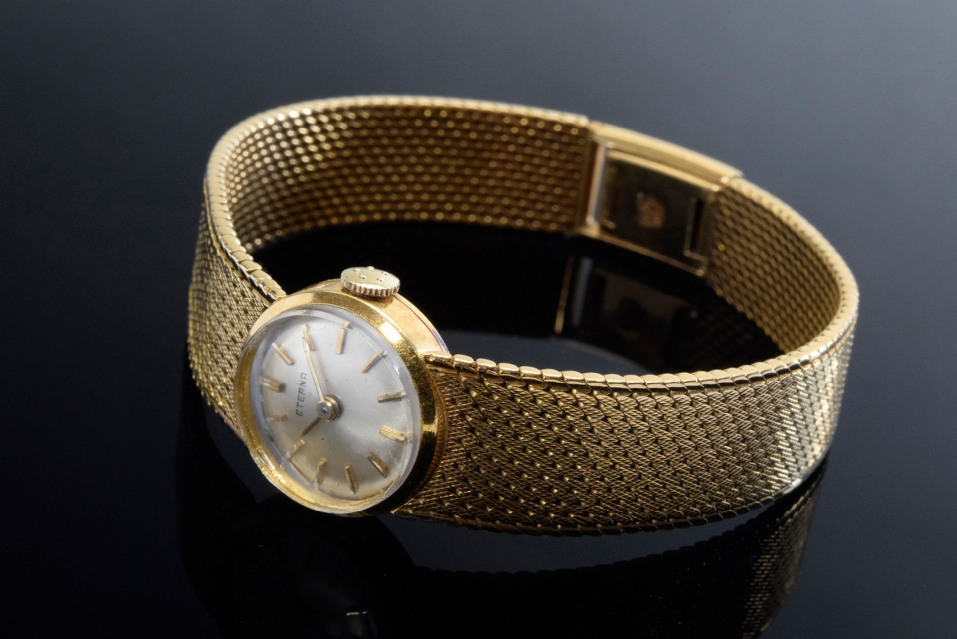 GG 750 ladies' wristwatch, ETERNA, Switzerland, manual winding, circa 1960, No. 5062464, 34.2g, 16.