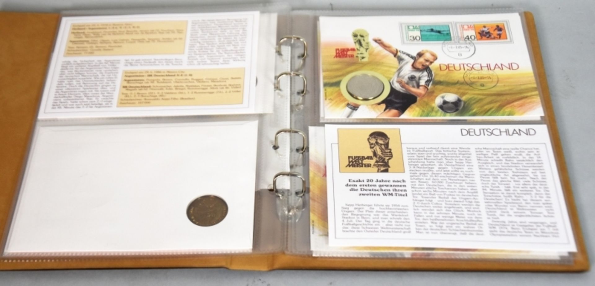 NUMISBRIEFE Motiv-Sammlung "Fußball Weltmeister", "Tiere der Heimat" - Bild 4 aus 4