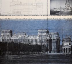 CHRISTO "Wrapped Reichstag - Project for Berlin"