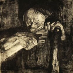 KOLLWITZ "Beim Dengeln"