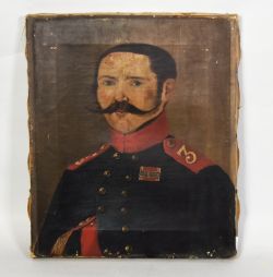 UNBEKANNT "Porträt eines französischen Offiziers der Freiheitskriege"