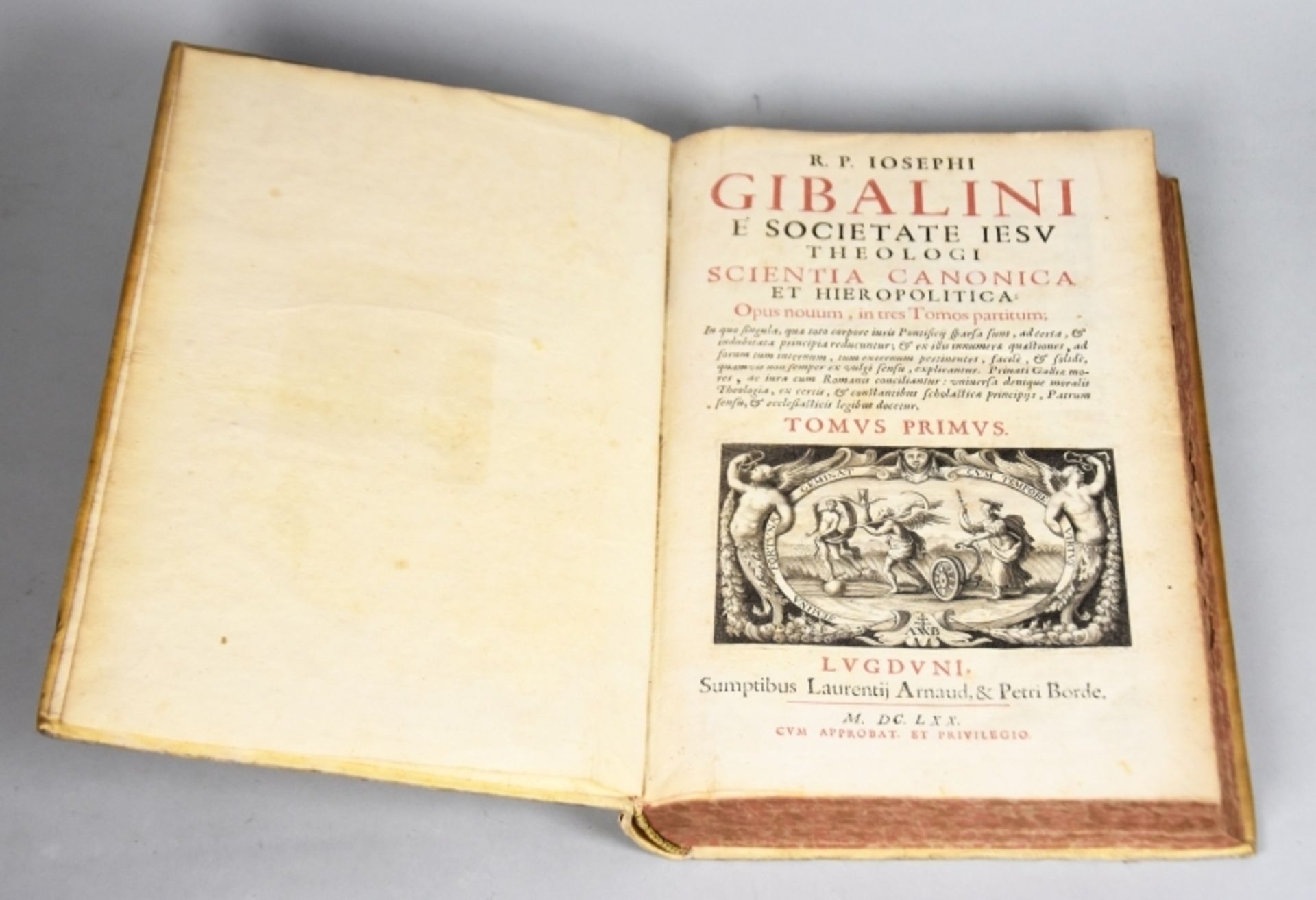 GIBALINI "E Societate Iesu. Theologi Scientia Canonica et Hieropolitica" - Image 2 of 4