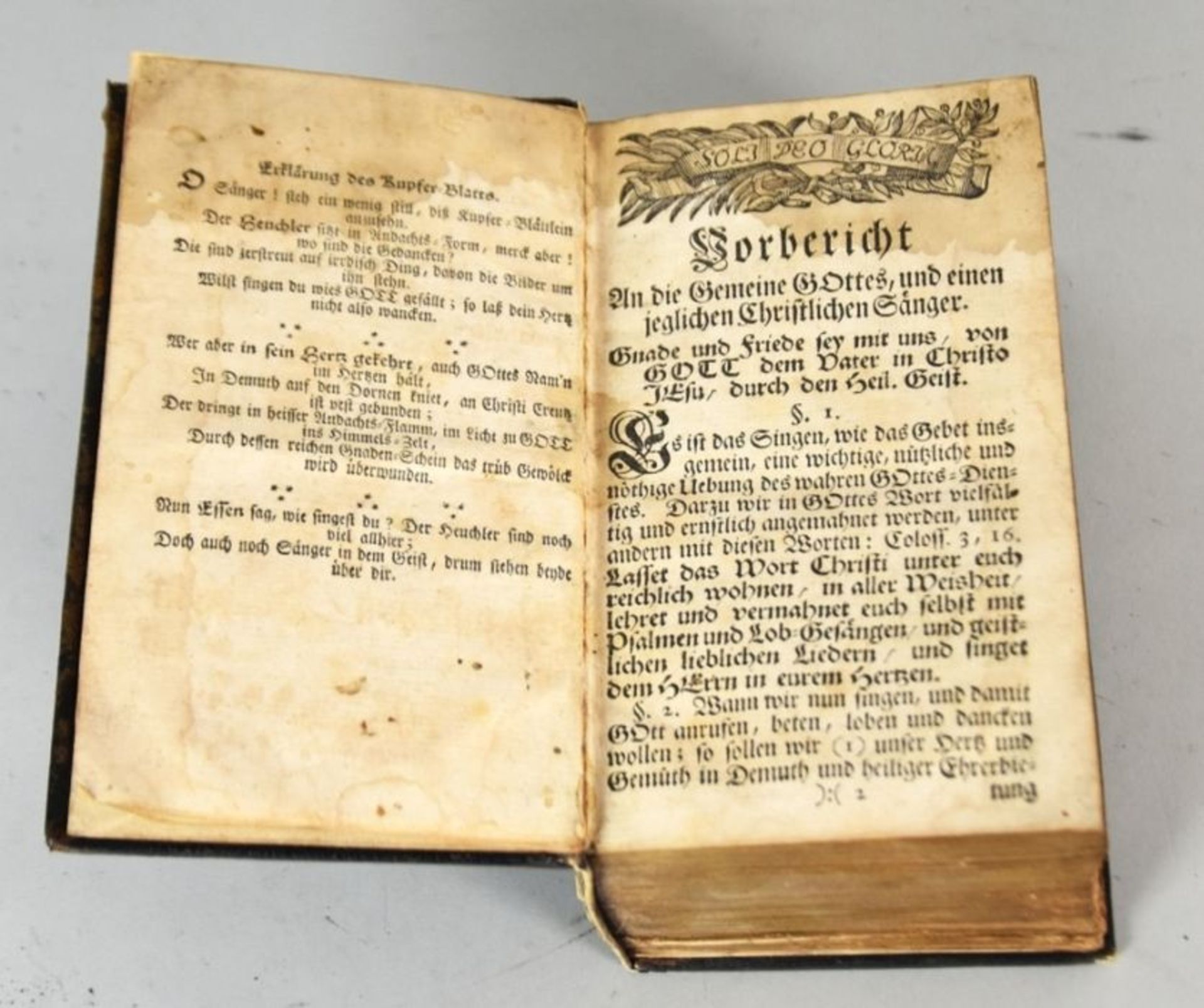 ZWEI ANTIKE GESANGBÜCHER - Gellert 1774 - Bild 4 aus 5