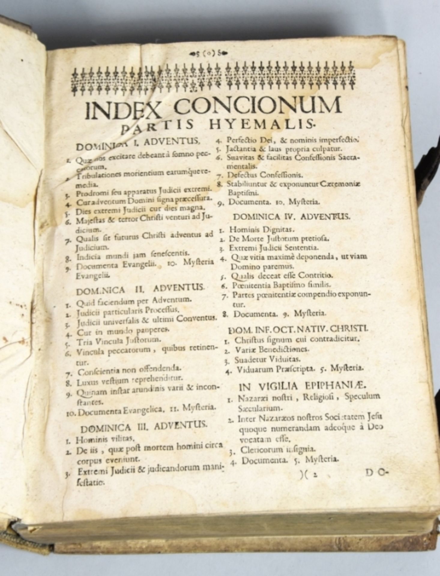FABER "Concionum operis Tripartit pars Hyemalis de Dominicis" 1693 - Bild 4 aus 6