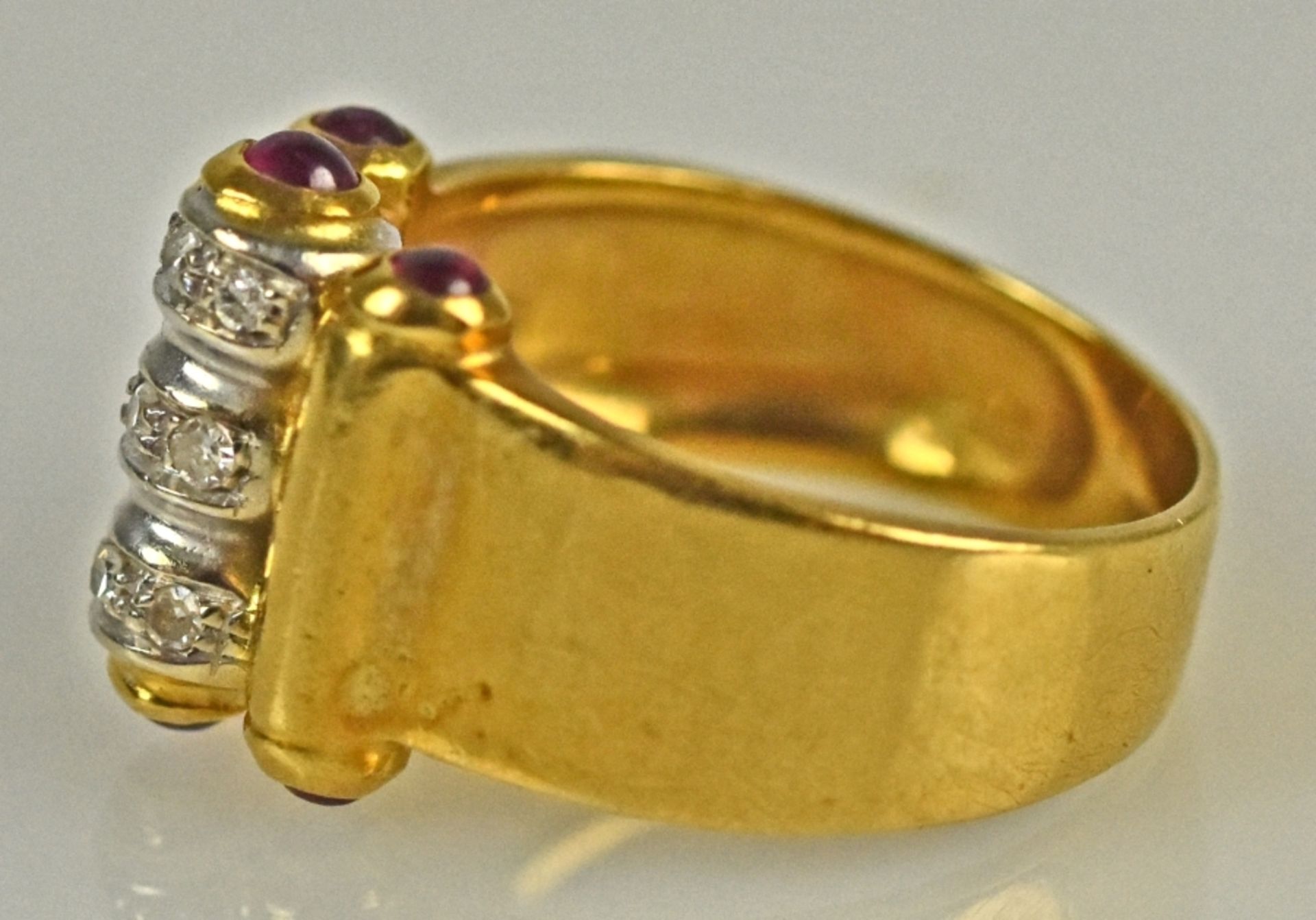 RING mit Diamanten, Gold 18ct - Image 5 of 5