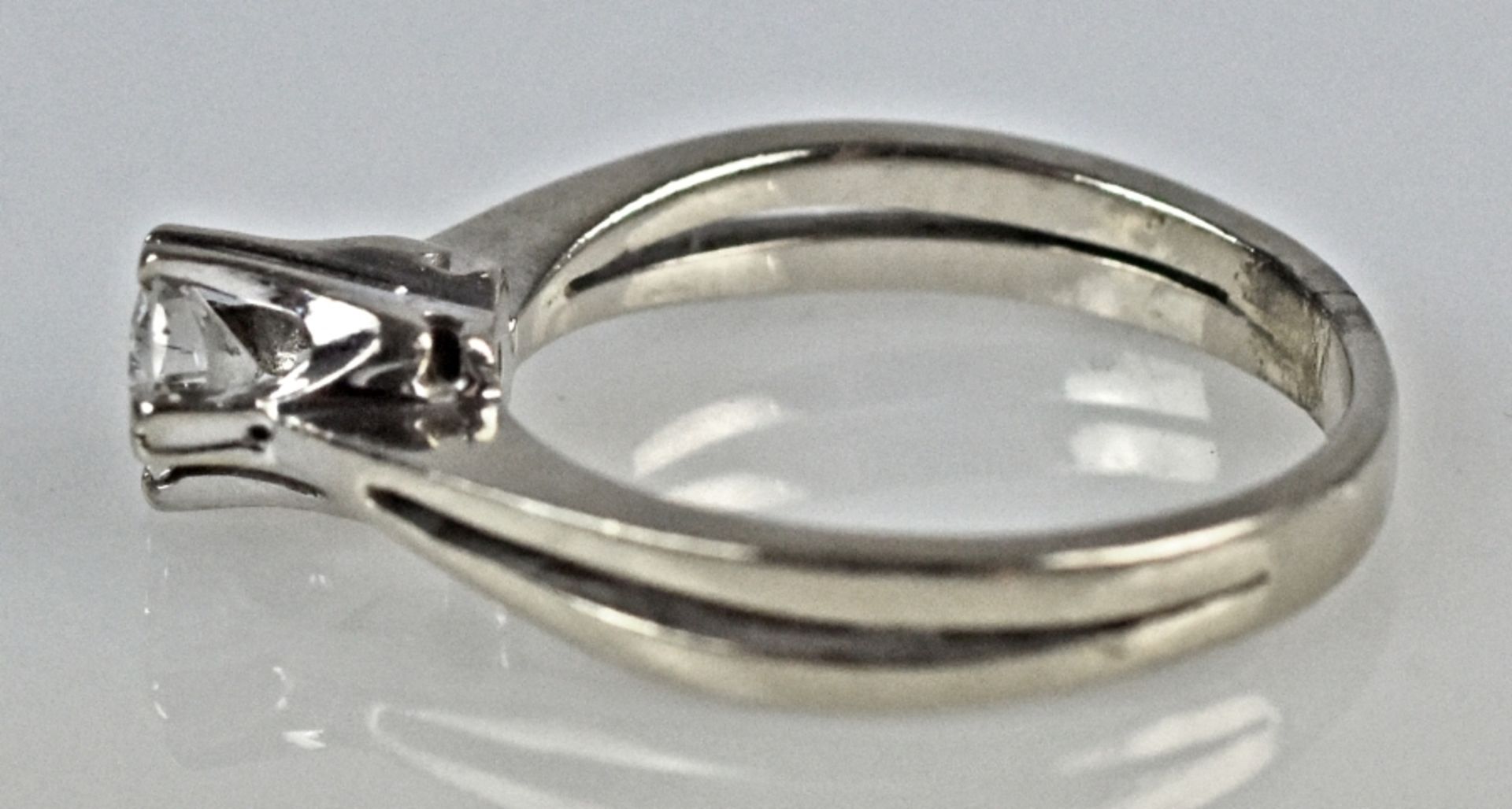 RING mit Brillant-Solitär 0,25ct - Bild 4 aus 4