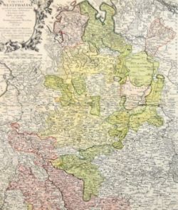 HOMANN ERBEN: Circuli Westphaliae 1761