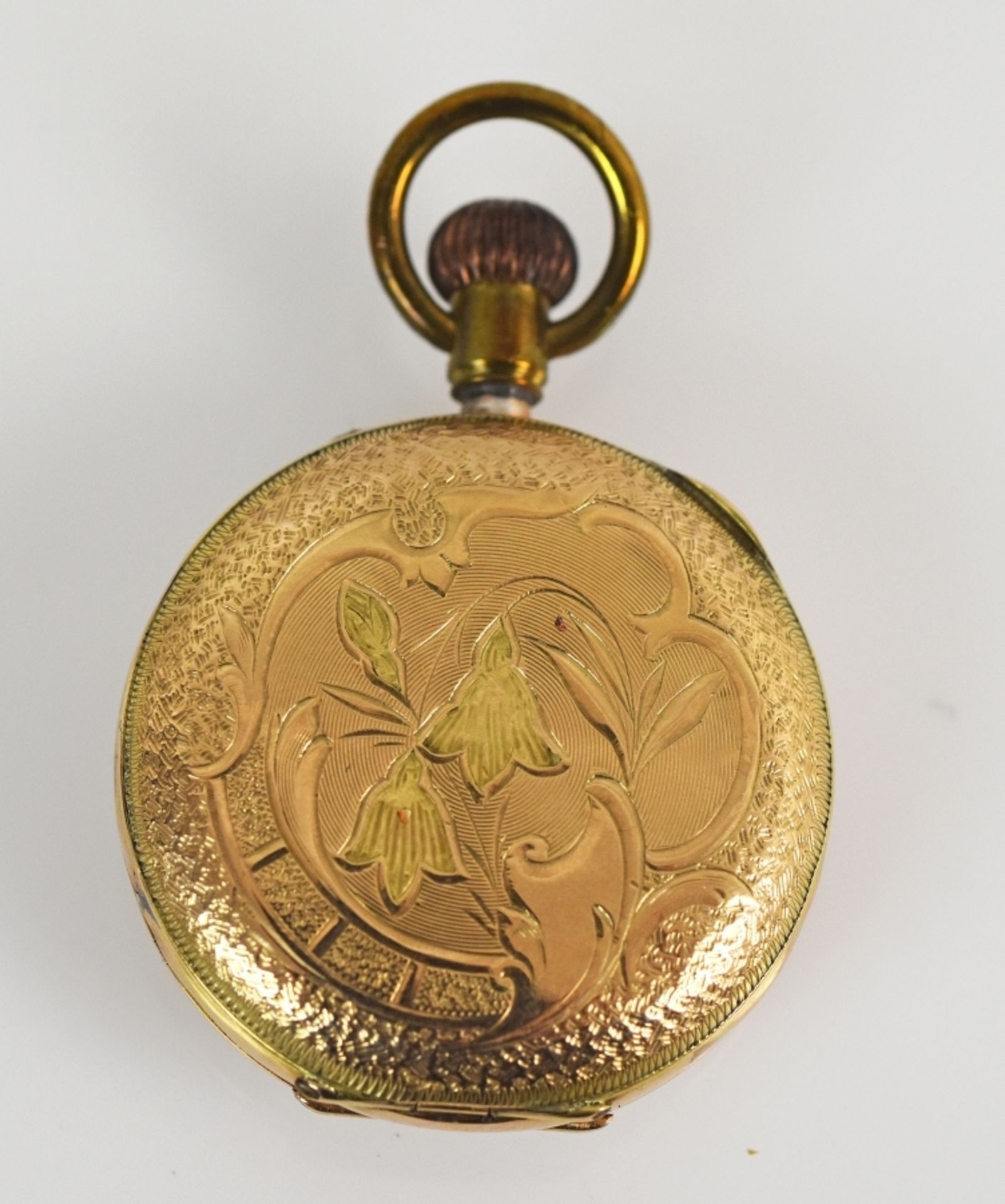 KLEINE TASCHENUHR Damentaschenuhr Gold 585 - Bild 2 aus 4