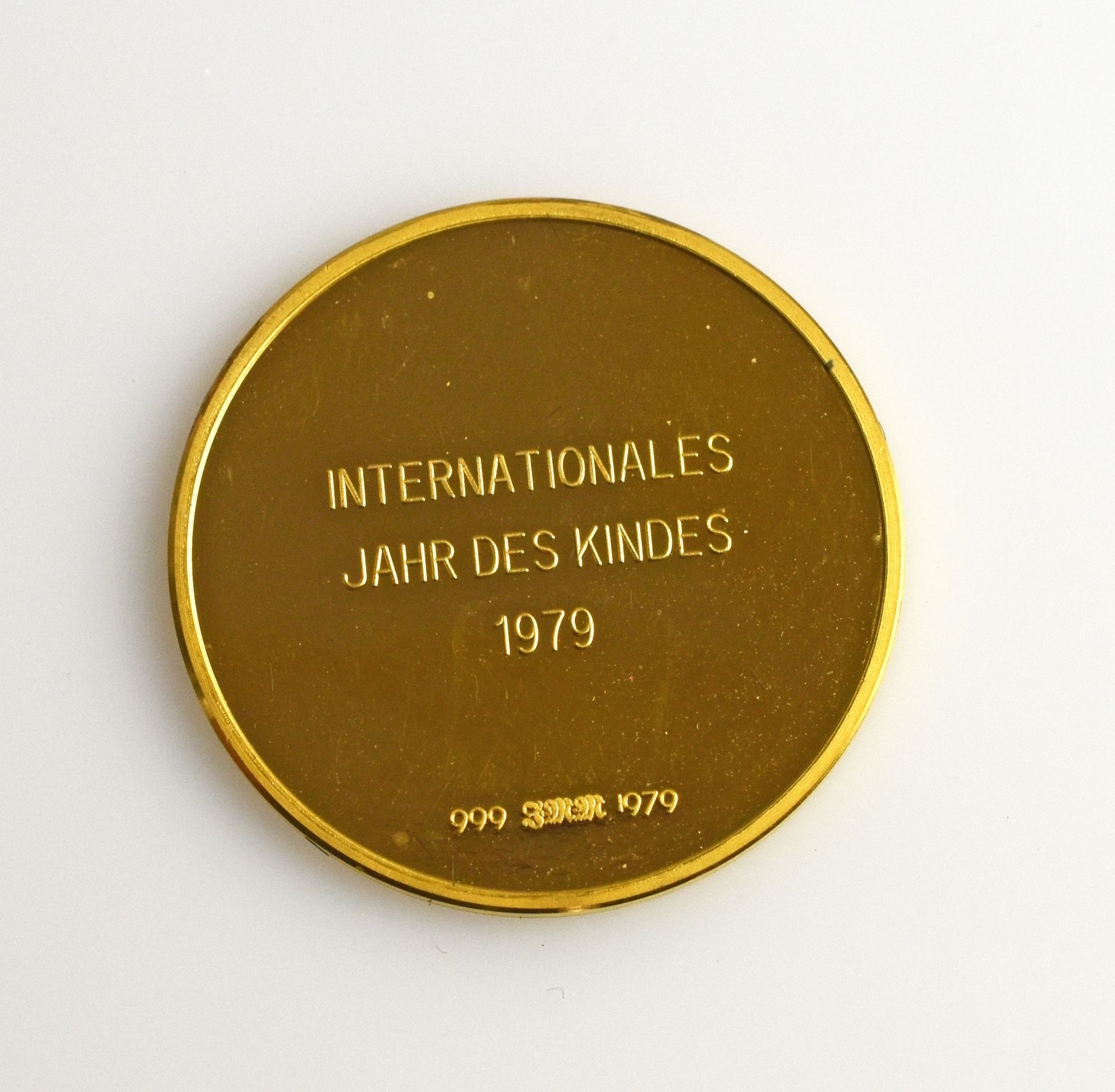 GOLDMEDAILLE "Internationaler Tag des Kindes" 1979