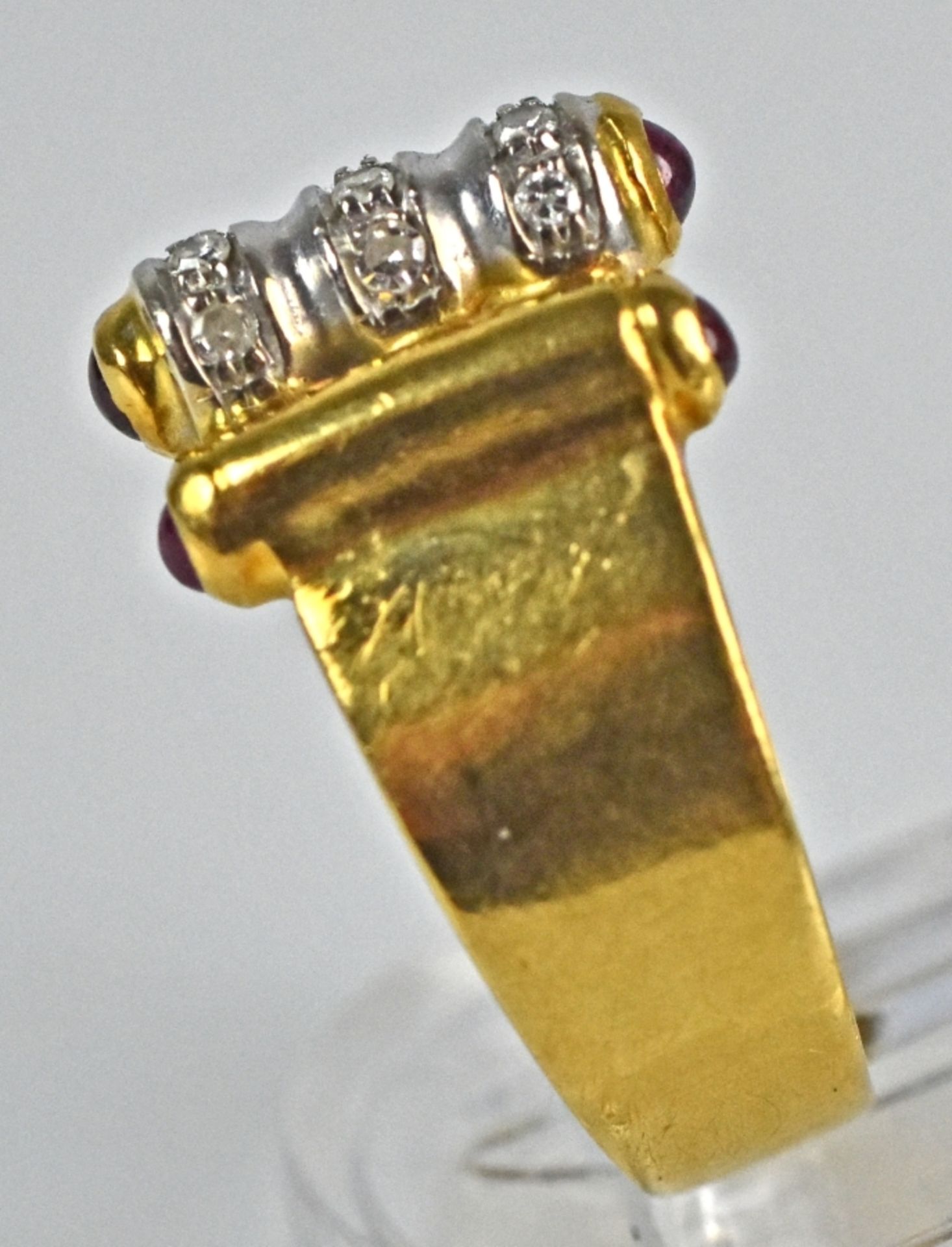 RING mit Diamanten, Gold 18ct - Bild 4 aus 5