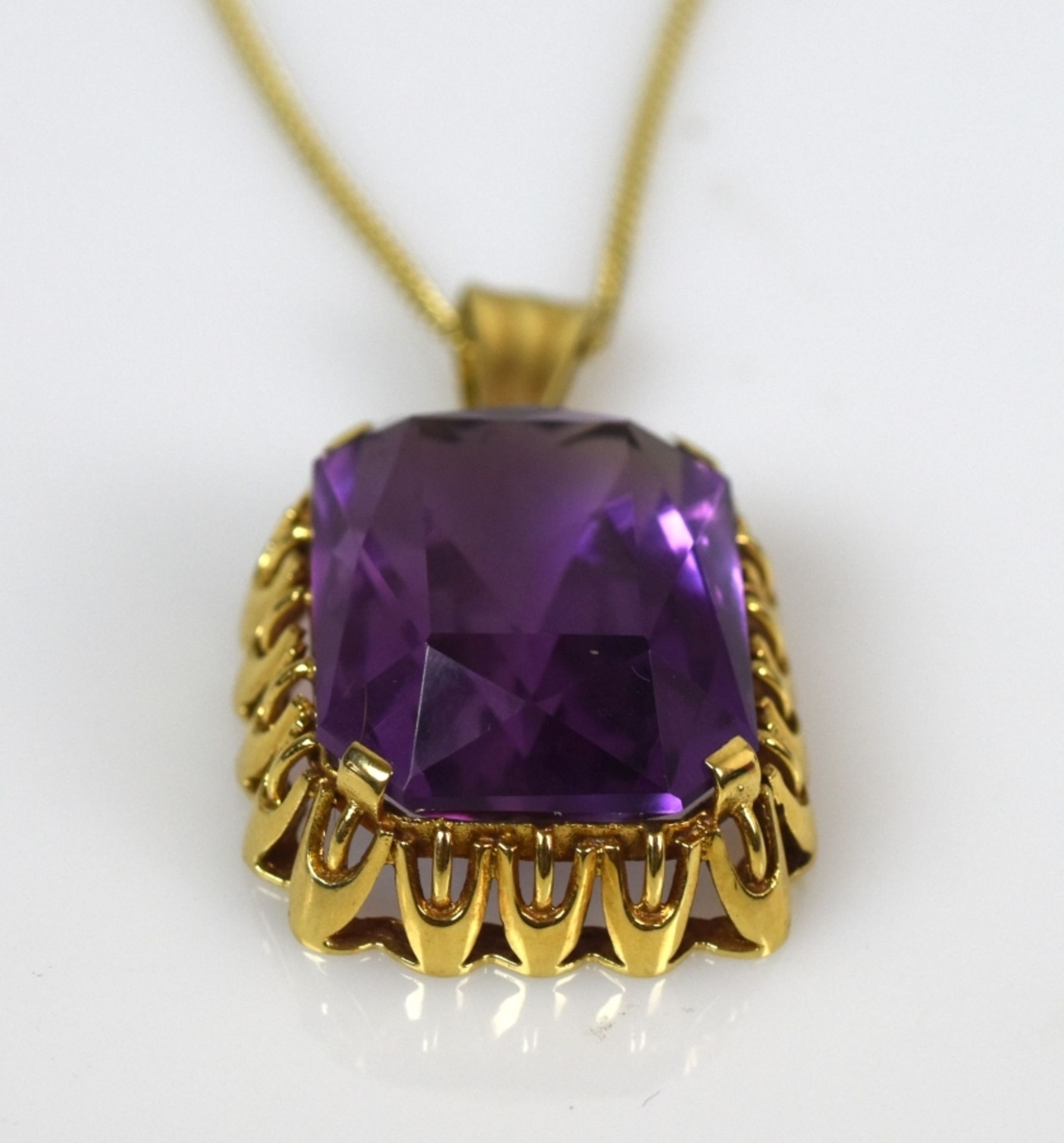 GROSSER AMETHYST-ANHÄNGER - Bild 3 aus 4