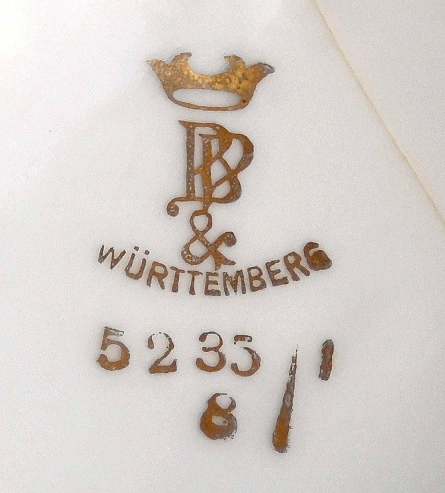 KAFFEESERVICE 8 Pers. Pfeiffer & Bauer, Württemberg - Image 3 of 3