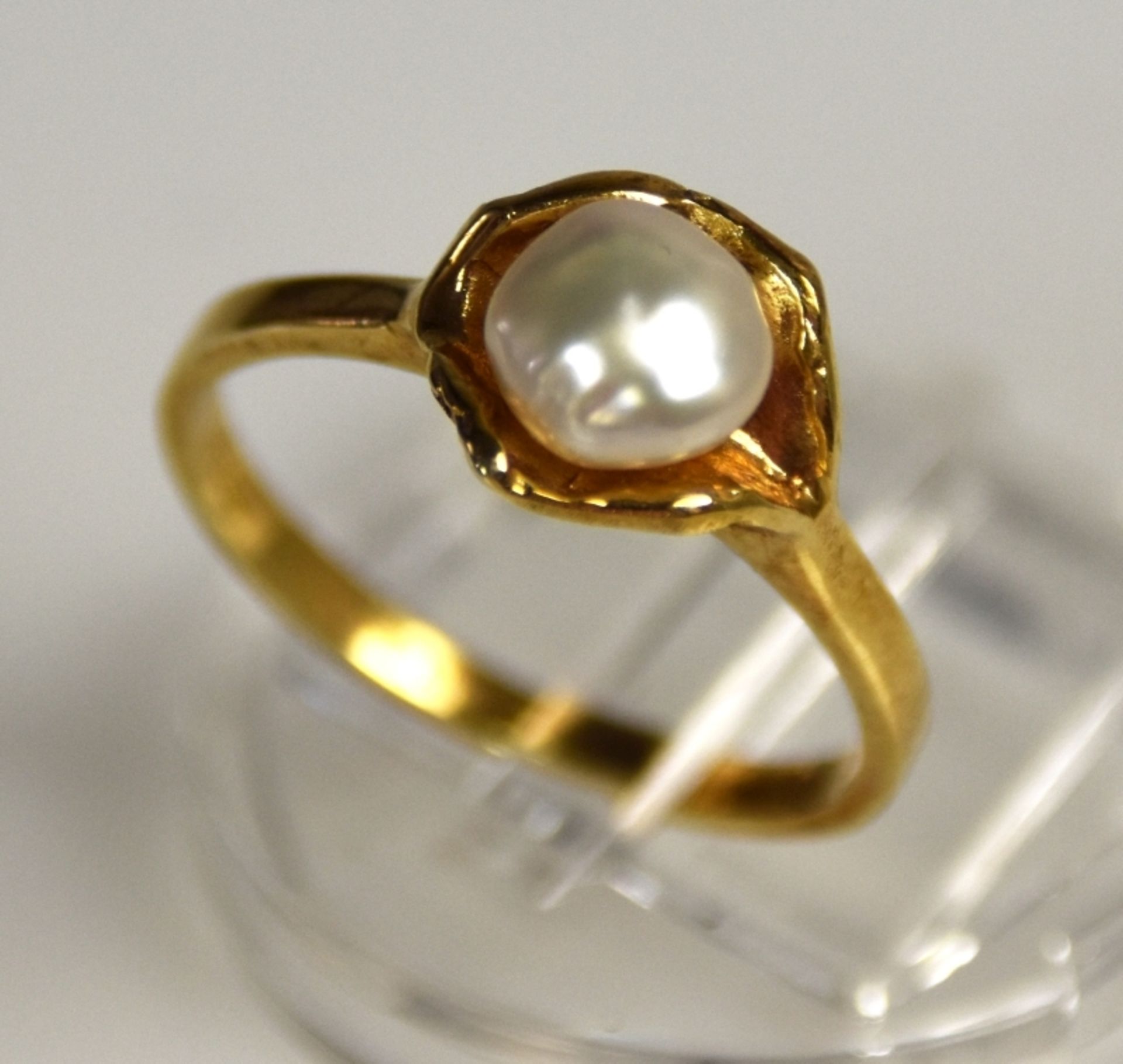 RING mit echter Zuchtperle - Bild 2 aus 3