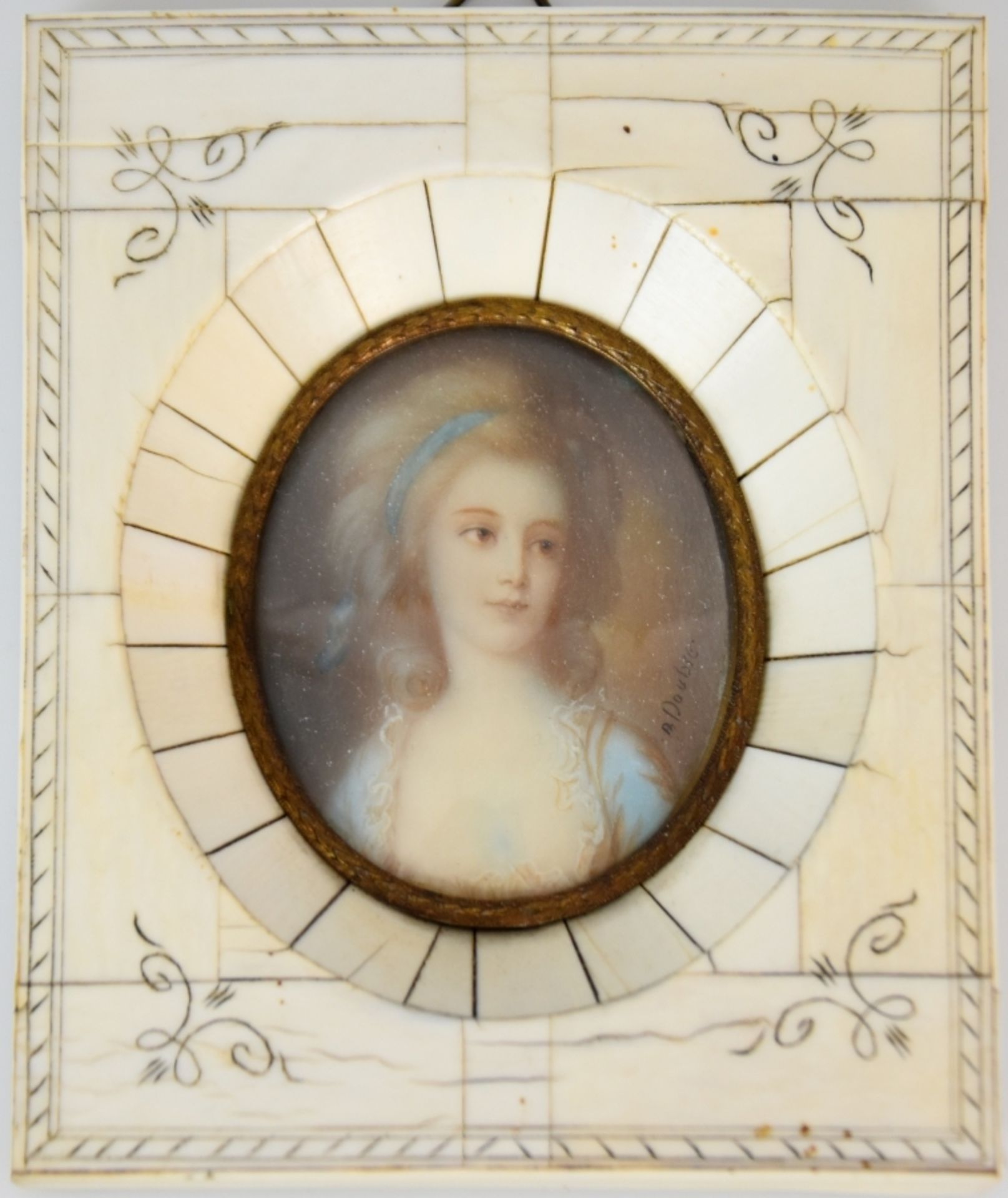 MINIATURMALEREI "Gräfin Potocka" - Image 2 of 4