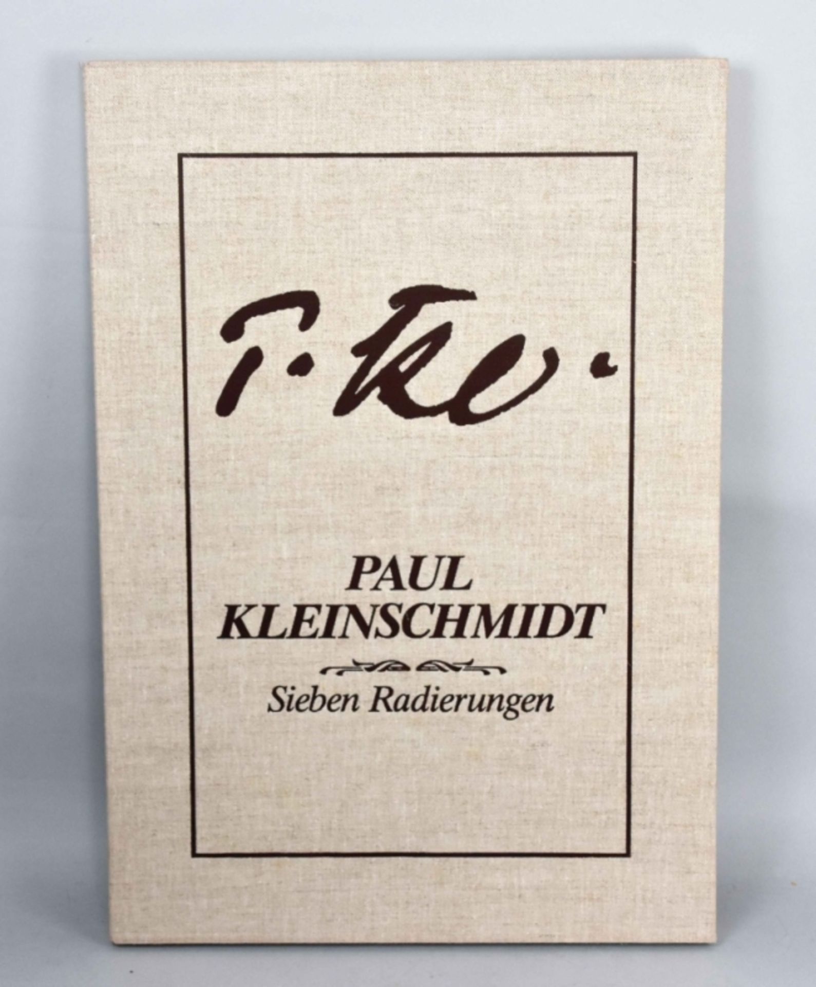 KLEINSCHMIDT Graphikmappe: 7 Radierungen