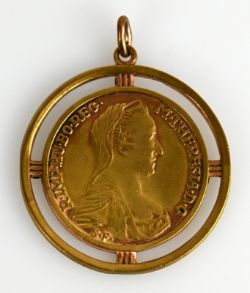 GOLDMÜNZE  Maria Theresia von Österreich 1780