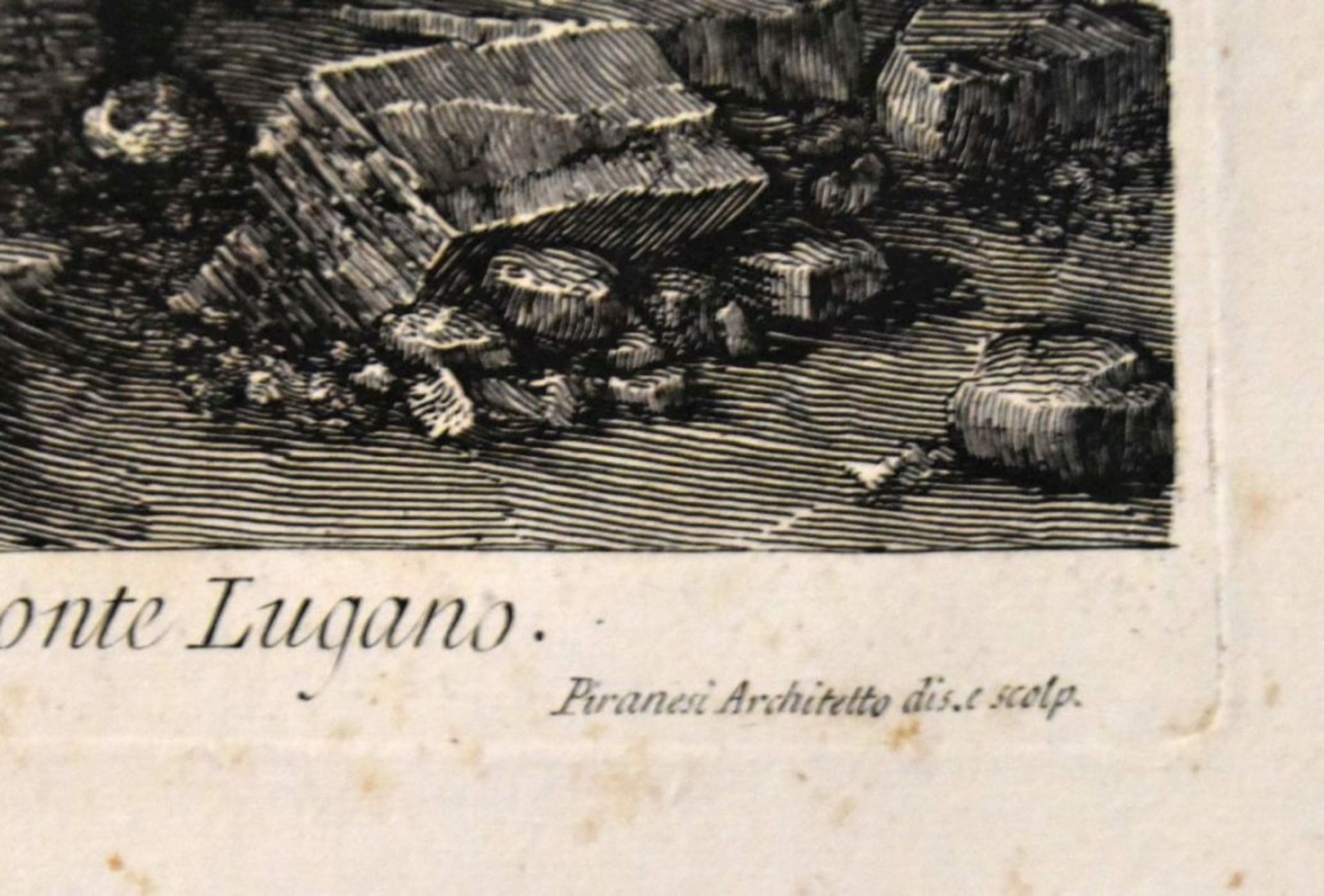 PIRANESI "Veduta del Sepolcro della famiglia Plauzia" - Image 3 of 3