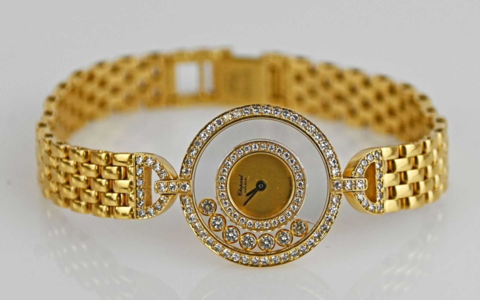 DAMENARMBANDUHR Chopard "Happy Diamonds"